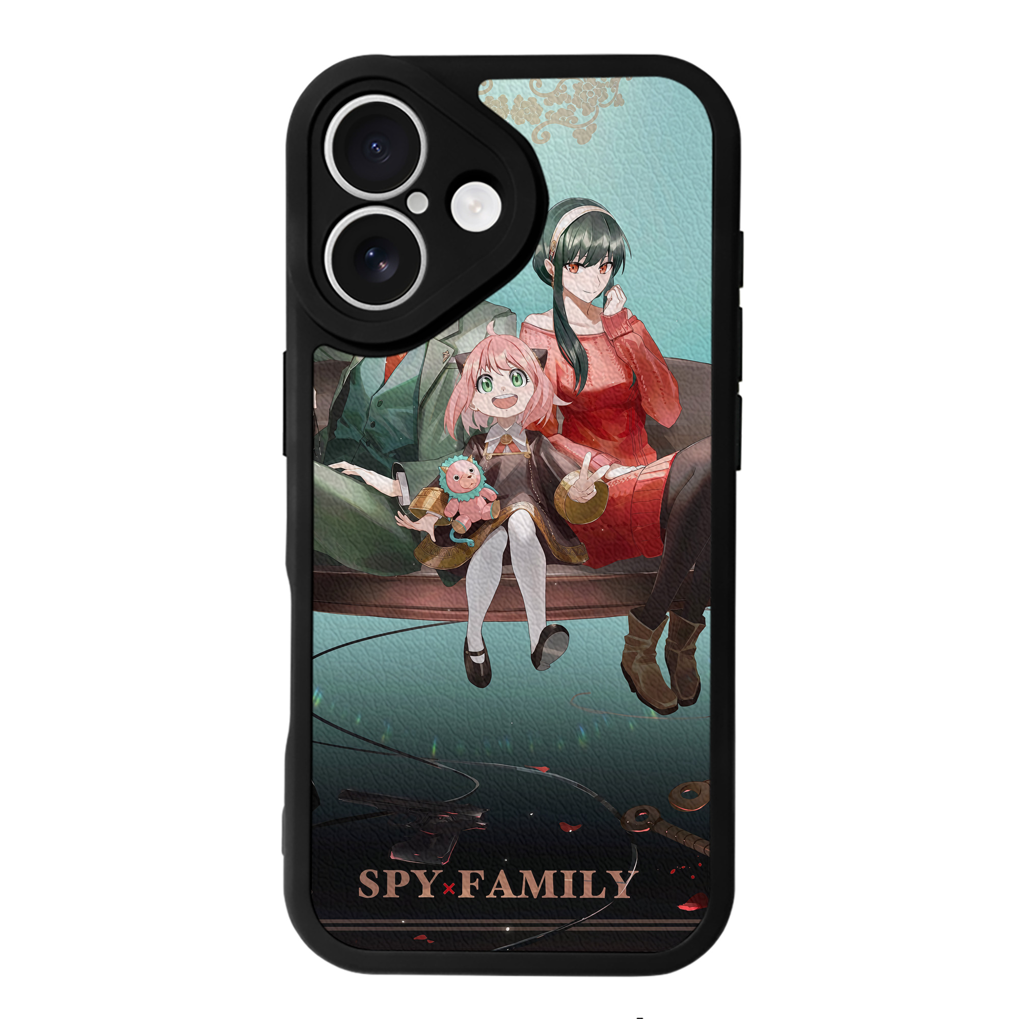 （画像用） SPY×FAMILY间谍家家酒 【iPhone 16シリーズ対応】シリコンスマホケース（レザー調） 材質：シリコン